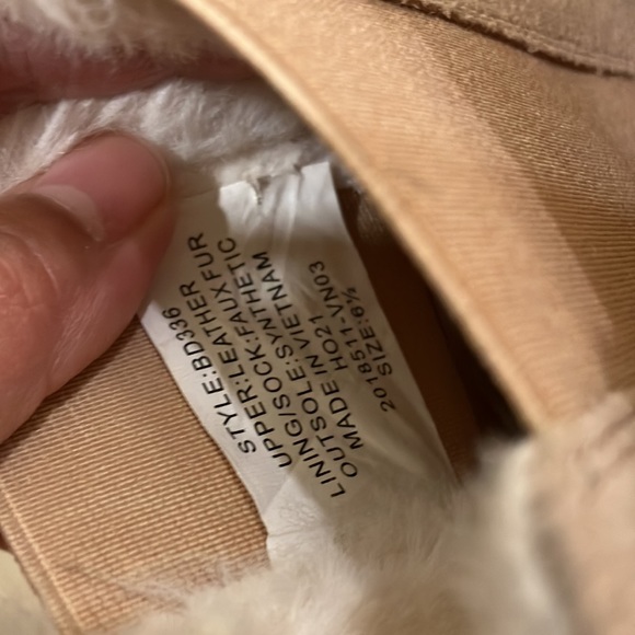 J. Crew Suede Chelsea Clog Boot Faux-Fur lining Bronzed Clay color Size 6.5 - Picture 8 of 11